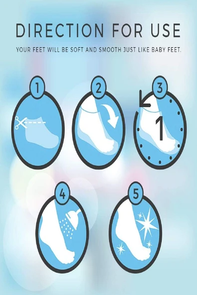 Ayak Peeling Maskesi – Nasır, Ölü Deri, Giderici, Nemlendirici Lavanta Özlü Maske - 7