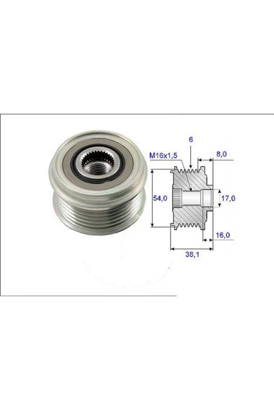 588006 Alternatör Kasnagi Palio Albea 03- Doblo Fiorino 08- 537024854