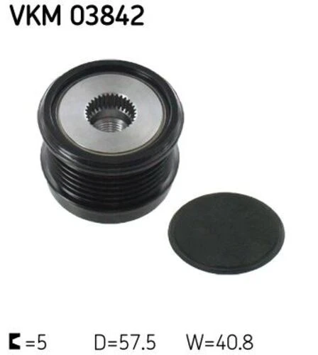 Skf Vkm03842 Alternatör Kasnağı W204 08-14 W205 14-w212 13-16 R172 16- A2741550215 - 1