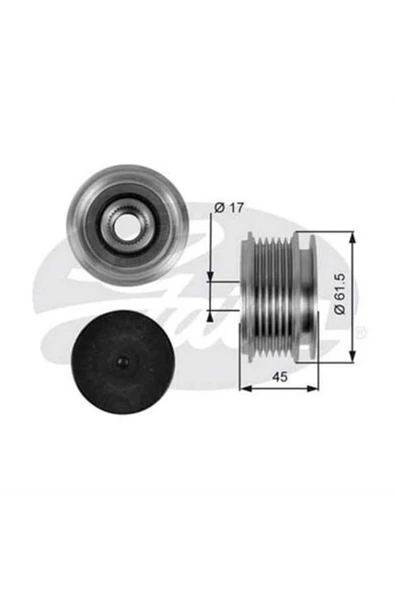 Gates OAP7013 ALTERNATÖR KASNAĞI GOLF IV V VI BORA 98-05 POLO JET ürün görseli 1