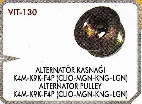 Vitesse 130 Alternatör Kasnağı Clio Megane Kangoo Laguna K4m K9k F4p - 1