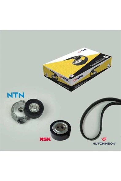 GVA 59A4331 Alternatör Gergi Seti Kütüklü Partner Berlingo Jumpy C5 Xantıa Xsara Ulysse 206 406 K026 - 1