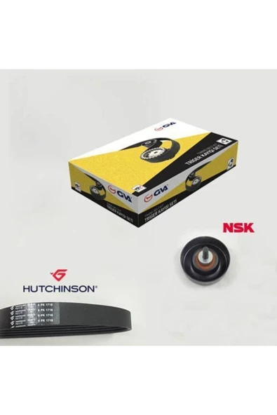 GVA 59A3521 Alternatör Gergi Seti Kütüksüz Focus 01-04 Connect 02- 1.8 Dı Tdcı Klimalı K016pk1718 - 1