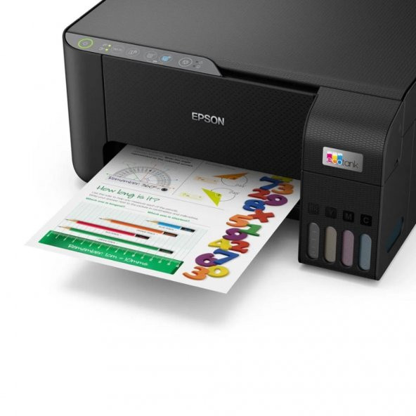 EPSON ECOTANK L3250 Renkli Deskjet AIO A4 Fotokopi Tarayıcı Wİ-Fİ Tanklı Yazıcı (Orijinal Mürekkepli) - 2