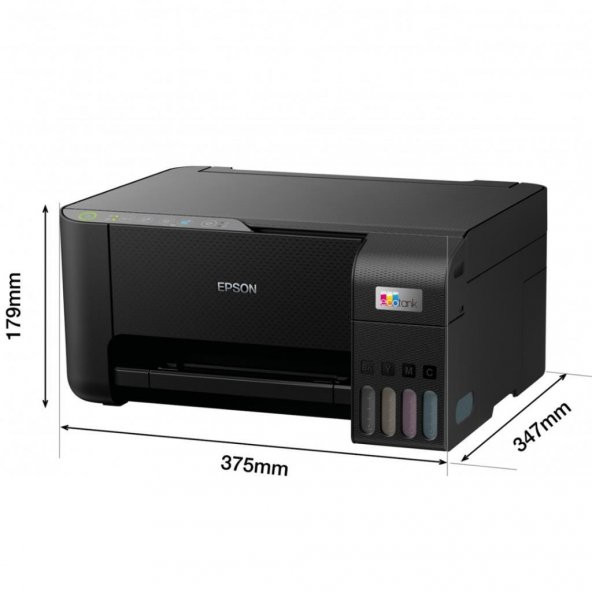 EPSON ECOTANK L3250 Renkli Deskjet AIO A4 Fotokopi Tarayıcı Wİ-Fİ Tanklı Yazıcı (Orijinal Mürekkepli) - 3