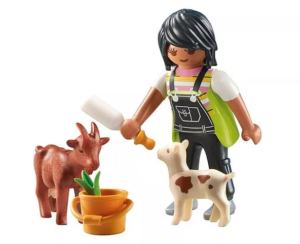 Playmobil 71759 Woman with Goats - Resim 3