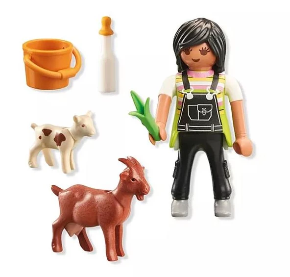 Playmobil 71759 Woman with Goats - Resim 2