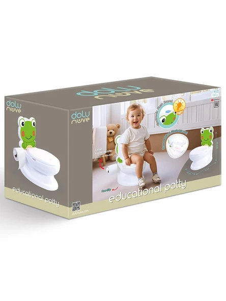 Dolu Oyuncak Kurbağa Eğitici Klozet 7238 - 2