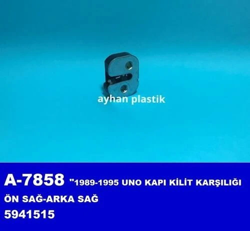 Ayhan A7858 Kapı Kilit Karşılıgı Ön Sağ-Arka Sağ (Fiat: Uno 1989-1995) ürün görseli