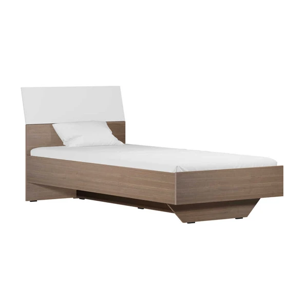 Prestij Tek Kişilik Karyola - Noce/Beyaz 95x90x195 cm - 3