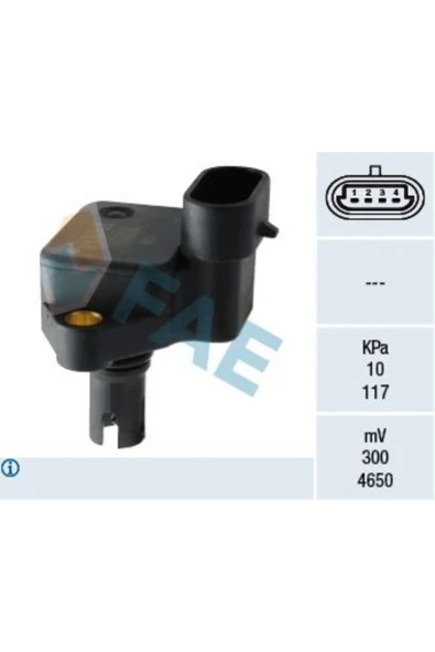 FAE 15066  12140872648 Bmw Tüm Araçlar Basınç Sensörü Emme Mını R-50/52/53/freelander