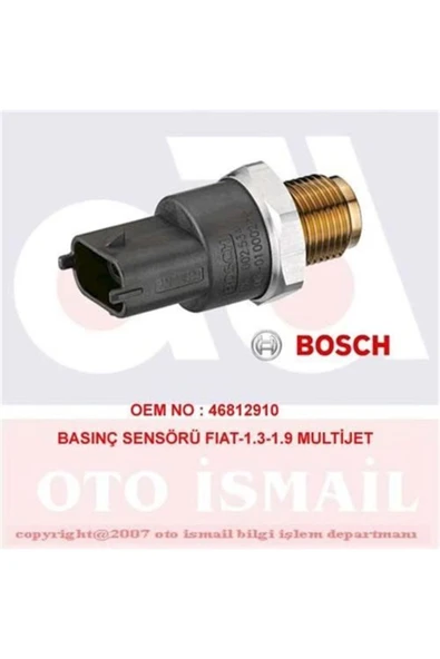 Bosch 0281002937  BASINÇ SENSÖRÜ ALBEA DOBLO PUNTO 1.3 JTD ürün görseli