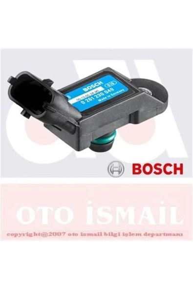Bosch 0261230049 Basınç Sensörü Doblo Stılo Punto / Laguna 1.3 Cdtı 1.9 Jtd 1.9 Dcı  uyumlu ürün görseli 1