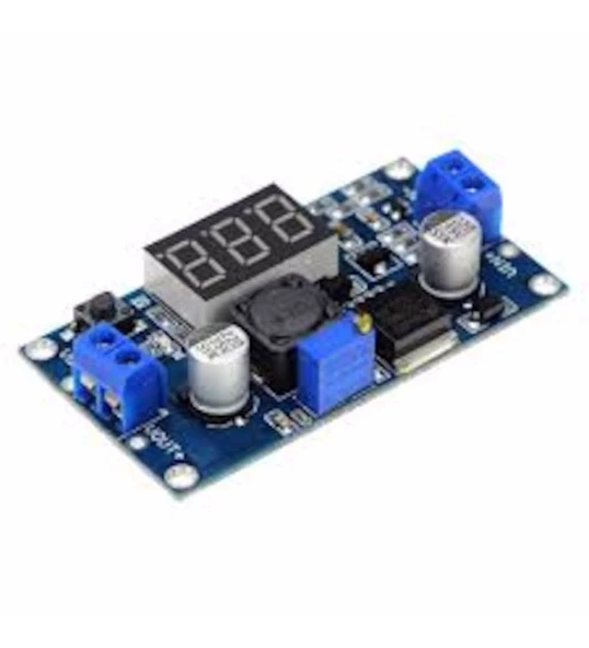 Voltmetreli LM2596 Ayarlı Modül Ayarlanabilir 3A Güç Kaynağı