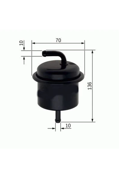 Sardes SF203 Sf203 Benzin Filtresi Grand Vitara 98-03 1.6 2.0 2.5 V6 24v ürün görseli 1