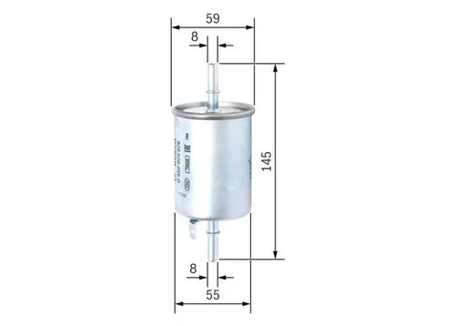 Bosch 0450905976 BENZİN FİLTRESİ AVEO 05-10 KALOS 02-10 / ATOS 03- 1.2 1.4 ürün görseli 1
