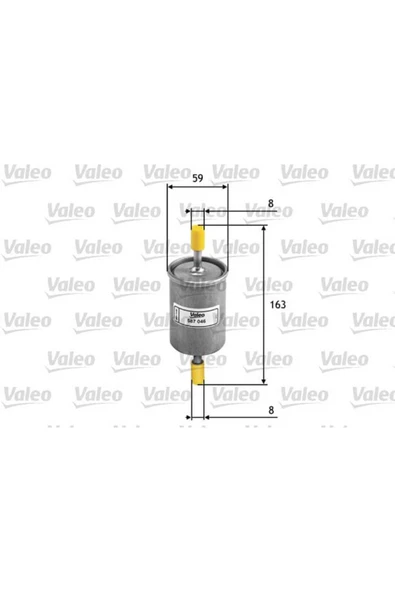 Valeo 587046  Yakit Filtresi (Benzin) Alfa Romeo 156 1.6 16V T.Spa 517690825