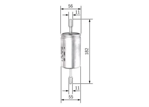 Bosch F026403009 BENZİN FİLTRESİ CMAX  II GRAND 10- FOCUS 99- / S40 V50 1.6 1.8 2.