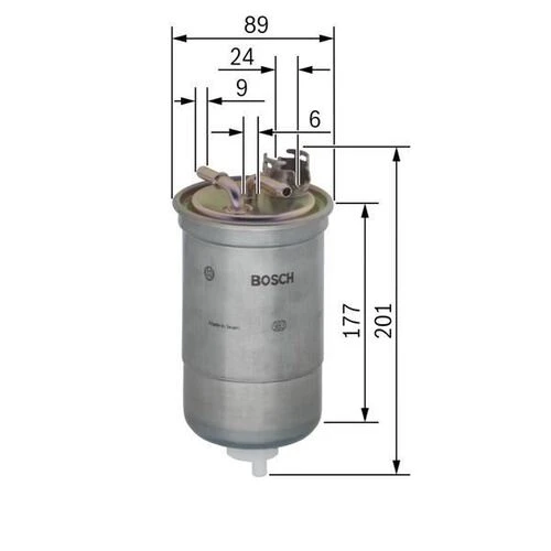 Bosch 0450905177  YAKIT FİLTRESİ BENZİN MB 190E 300400500 SEL - 1