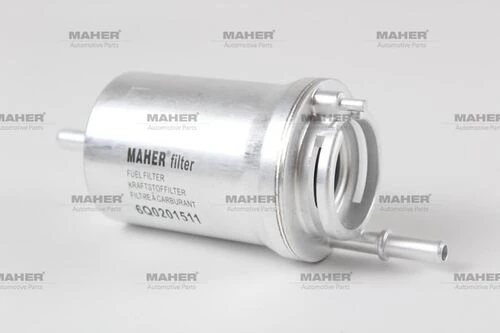 Maher 13410  Yakıt Filtresi (Benzin) Polo Fabia A3 Golf5 Jetta Cordoba 02= 1.4 16V-1.6-1.6 16V Bby-Bky-Bbz-Bgu-Blf-Blp-Bme-Bse (4 Bar) Subapsız ürün görseli 1