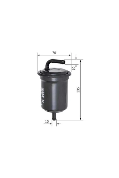 Bosch 0986450106  Benzin Filtresi - 1