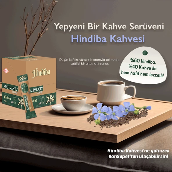 Mahmood Coffee Hindiba Kahvesi Stick  2g x 48 Adet  %60 Hindiba  %40 Kahve - 2