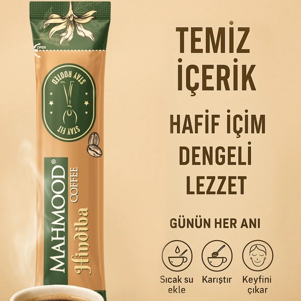 Mahmood Coffee Hindiba Kahvesi Stick  2g x 48 Adet  %60 Hindiba  %40 Kahve - 3