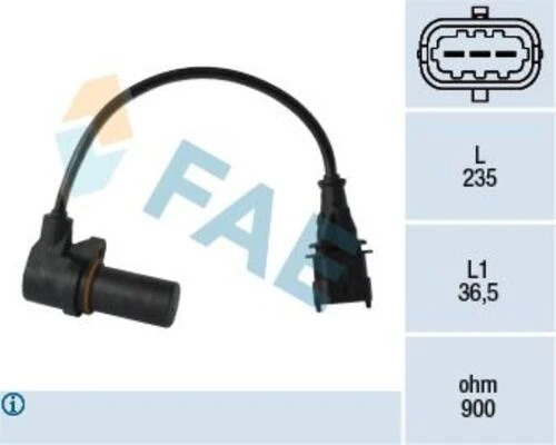 FAE 79068  KRANK DEVİR SENSÖRÜ Z17DTH ASTRA H ürün görseli