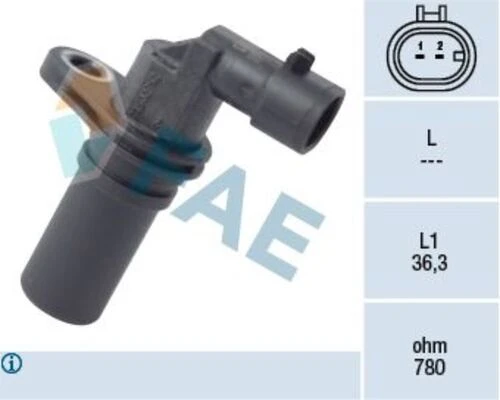 FAE 79173  KRANK MİLİ SENSÖRÜ DOBLO GRANDE PUNTO LINEA IDEA PANDA - 1