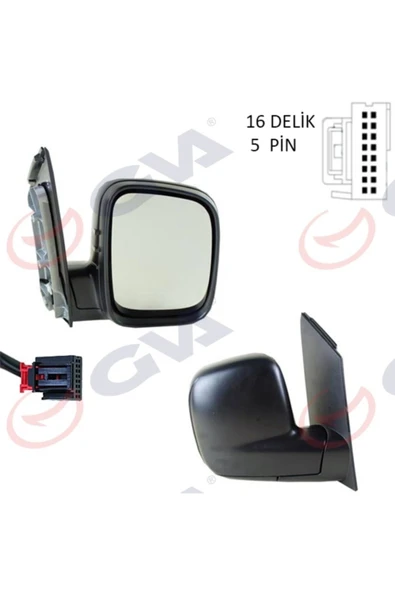 GVA 1075135  Dış Dikiz Aynası Elektrikli Sağ Caddy 04 13 Vm-375ehr Volkswagen-audı-seat-skod ürün görseli