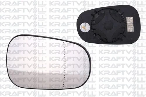 Kraftvoll 09080114  Dış Dikiz Ayna Camı Elektrikli Isıtmalı Asferik Camlı Sağ-sol Clio I-ıı-scenic I 7701040426 ürün görseli
