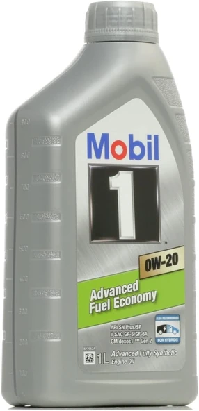 Mobil 1 0W20 Motor Yağı, 1 L ürün görseli