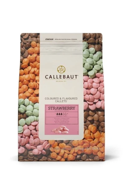 Callebaut Çilekli Çikolata Pul 2.5 Kg ürün görseli