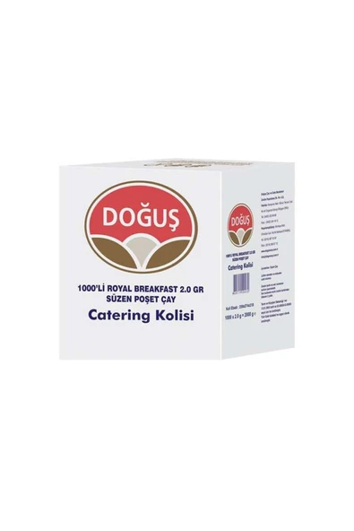 Doğuş Royal Breakfast Süzen Poşet Çay 1000*1,5gr