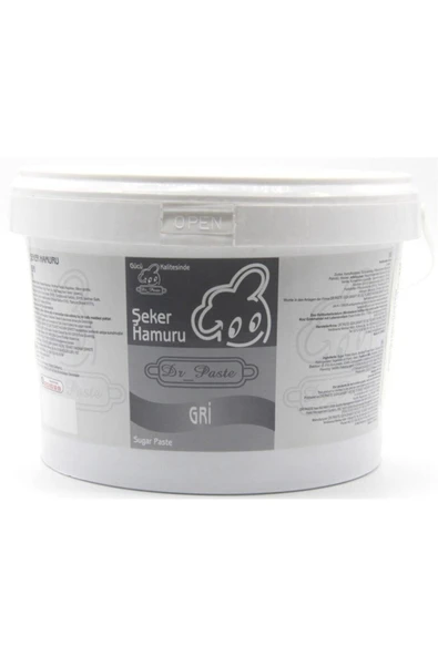 Dr.Paste Dr Paste Şeker Hamuru 2.5 Kg Gri ürün görseli