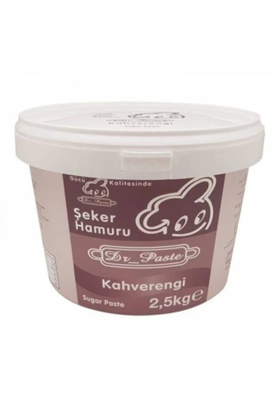 Dr.Paste Dr. Paste Şeker Hamuru 2.5 Kg. (KAHVERENGİ) - Resim 3