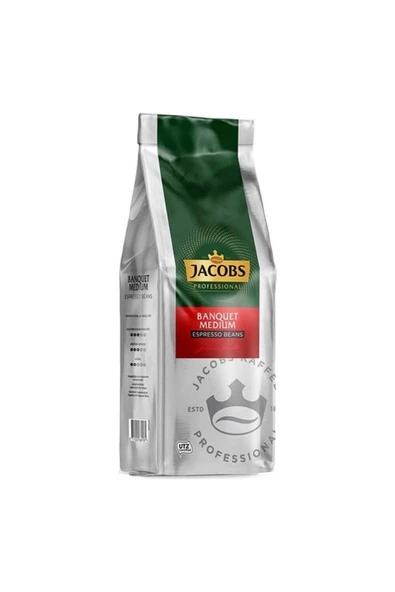 Jacobs Banquet Medium Espresso Beans Çekirdek Kahve 1 kg ürün görseli