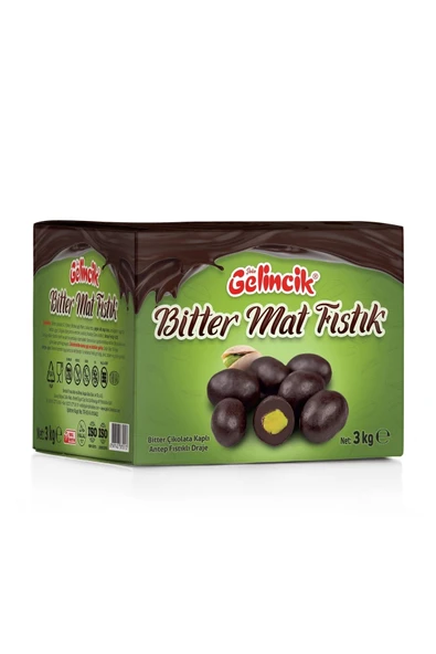 Gelincik 3 Kg Draje Bitter Mat Fıstık ürün görseli
