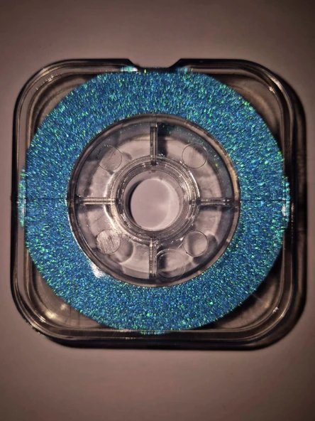 Eagenset Ultraviyole UV Neon Mavi Kristal Damla Çapari Simi Makarada - 6
