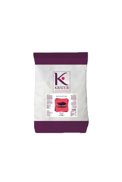 Krater Kek Red Velvet 10 Kg. ürün görseli