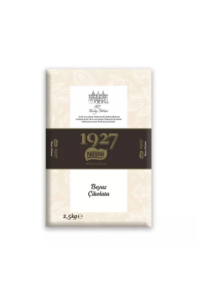 Nestle 1927 Beyaz Kuvertür 2,5kg ürün görseli