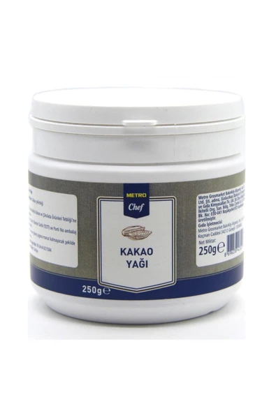 Metro Chef Katkısız Yüzde Yüz Kakao Yağı 250gr ürün görseli