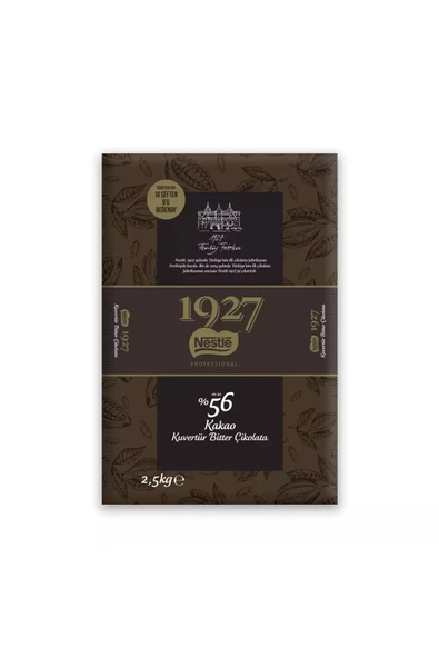 Nestle 1927 2500 Gr Bitter Kuvertür Çikolata ürün görseli