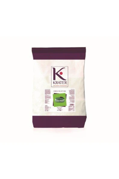Krater Green (YEŞİL) Kek Velvet 10 Kg. ürün görseli