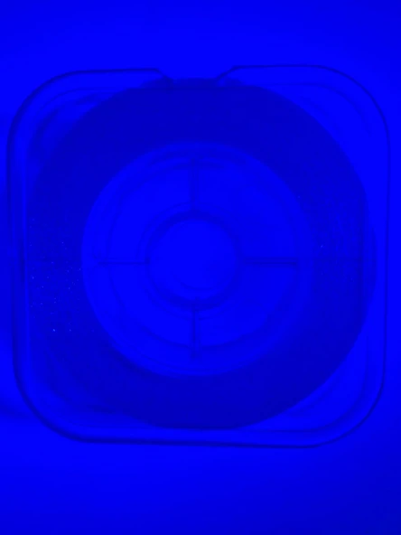 Eagenset Ultraviyole UV Neon Mavi Kristal Damla Çapari Simi Makarada - 7