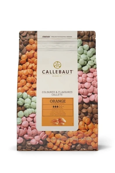 Callebaut Portakallı Drop Çikolata 2.5 Kg
