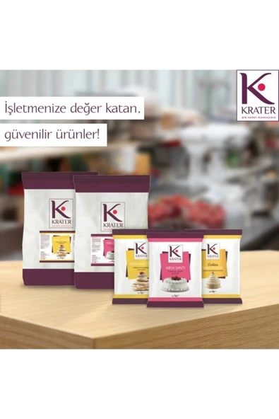 Krater Krem Patiseri (pasta Kreması) 1 Kg