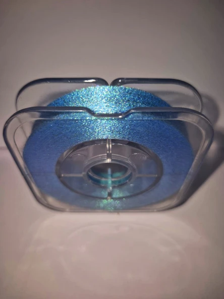 Eagenset Ultraviyole UV Neon Mavi Kristal Damla Çapari Simi Makarada - 12