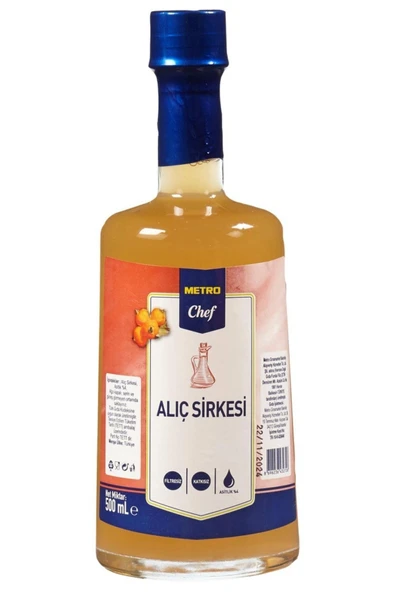 Metro Chef Alıç Sirkesi 500 Ml, Alıç Sirkesi, Yemişen Sirkesi, Hawthorn Vinegar - Des Biens