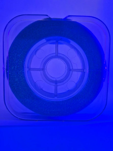 Eagenset Ultraviyole UV Neon Mavi Kristal Damla Çapari Simi Makarada - 9